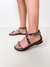 Rasteira Erica Onix - comprar online