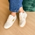 Tênis Vick Hotfix Off-White/Dourado na internet