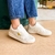 Tênis Vick Hotfix Off-White/Dourado - comprar online