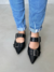 Sapatilha Sling Back Preto