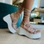 Sandália Luna Amarração Off-White - Loloa Shoes - Calçados Femininos