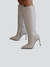 Bota Feminina Estela Off-White - Loloa Shoes - Calçados Femininos