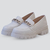 Mocassim Tratorado Eliza Off-White