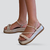 Sandalia Flatform Joy Prata na internet
