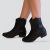 Bota Feminina Baixa Texa Preto - Loloa Shoes - Calçados Femininos