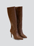 Bota Feminina Estela Café Croco - loja online