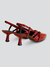 Slingback Feminino Verniz Vermelho - comprar online