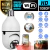 Camera Ip Wifi Infravermelho Lampada 360º Giratoria Bocal