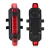 Lanterna Bike Led Recarregável Traseiro USB Vermelho 4 Modos