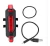 Lanterna Bike Led Recarregável Traseiro USB Vermelho 4 Modos na internet