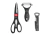 Kit para Cozinha 3 Peças Tesoura Descascador Abridor LE-1987 - comprar online
