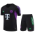 Conjunto de Treino Adidas Bayer de Munique Camisa + Shorts - Branco com Preto - (cópia)