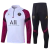 Conjunto PSG Treino Manga Longa - Roxo com Branco
