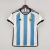 Camisa Adidas Argentina I Home Copa do Mundo Catar 2022 Torcedor Masculino - Branca com Azul - loja online