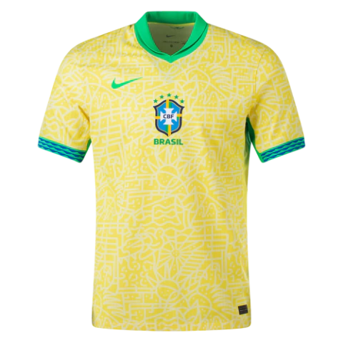 Camisa Brasil I 24/25 - Jogador Nike Masculina - Verde e Amarela - comprar online