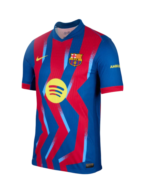 Camisa Barcelona IV 25/26 - Jogador Nike Masculina - Azul e Grená - comprar online