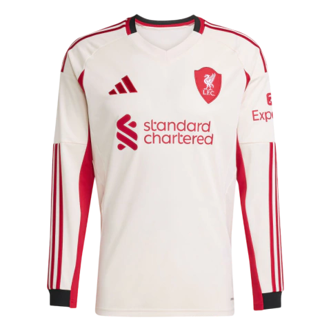 Camisa Liverpool II 25/26 Manga Longa - Torcedor Adidas Masculina - Branca - comprar online