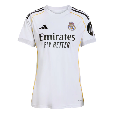 Camisa Real Madrid I 25/26 - Torcedor Adidas Feminina - Branca - comprar online