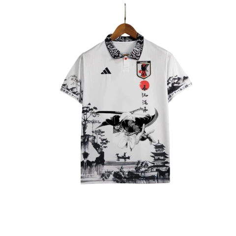 Camisa Seleção do Japão 24/25 Especial Mihawk Anime One Piece - Torcedor Adidas Masculina - Branco