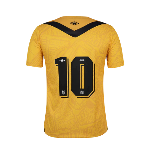 Camisa Santos III 24/25 NEYMAR JR 10 - Torcedor Umbro Masculina - Amarela - comprar online