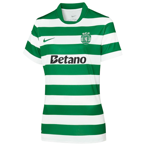 Camisa Sporting Lisboa I 25/26 - Torcedor Nike Feminina - Verde e Branca - comprar online