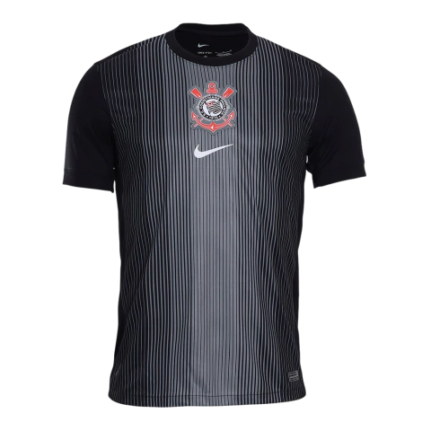 Camisa Timão II 25/26 Goleiro - Torcedor Nike Masculina - Preta - comprar online