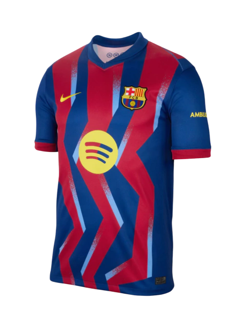 Camisa Barcelona IV 25/26 - Torcedor Nike Masculina - Azul e Grená - comprar online