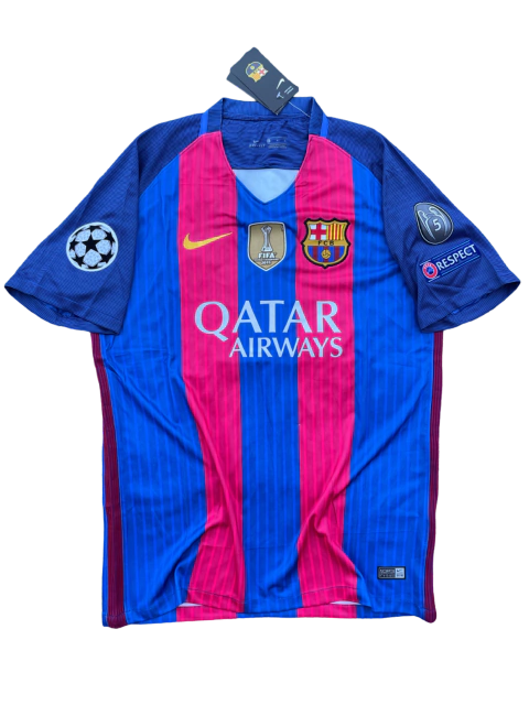 Camisa Retrô Barcelona I 16/17 - Masculina Nike - Especial NEYMAR JR 11 + PATCHS + BRINDES - comprar online