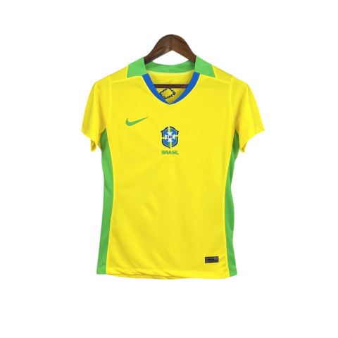 Camisa Seleção Brasileira I 25/26 - Torcedor Nike Feminina - Verde e Amarela - comprar online