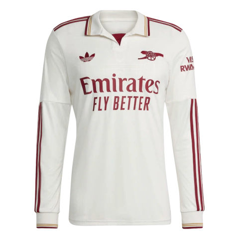 Camisa Arsenal III 25/26 Manga Longa - Torcedor Adidas Masculina - Branca - comprar online