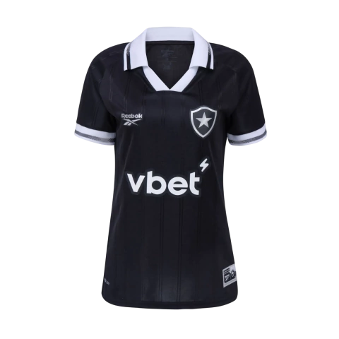 Camisa Botafogo II 25/26 - Torcedor Reebok Feminina - Preta - comprar online