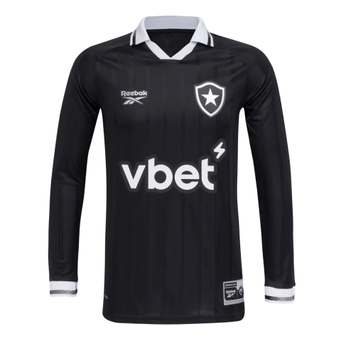 Camisa Botafogo II 25/26 Manga Longa - Torcedor Reebok Masculina - Preta - comprar online