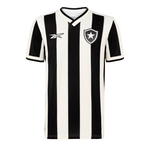 Camisa Botafogo I 24/25 - Torcedor Reebok Masculino - Preta e Branca - comprar online