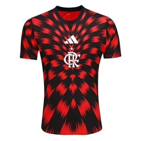 Camisa Flamengo Pré-Jogo 25/26 - Torcedor Adidas Masculina - Vermelho - comprar online