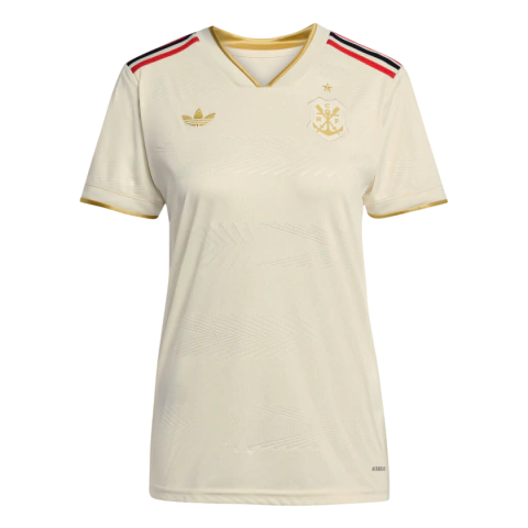 Camisa Flamengo III 25/26 - Torcedor Adidas Feminina - Off-white - comprar online