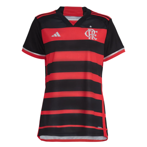 Camisa Flamengo I 24/25 - Torcedor Adidas Feminina - Rubro-negra - comprar online