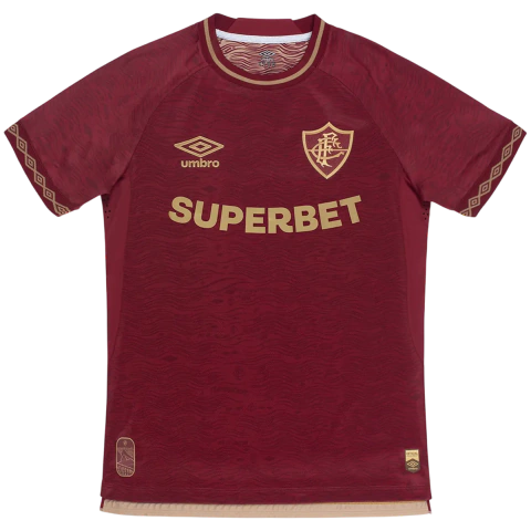 Camisa Fluminense III 25/26 - Jogador Umbro Masculina - Grená - Pré-venda - comprar online