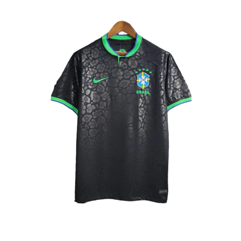 Camisa Seleção Brasileira Concept 2022 Torcedor Nike Masculina - Preta