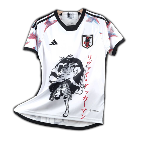Camisa Seleção do Japão 24/25 Especial Levi Anime - Torcedor Adidas Masculina - Branca