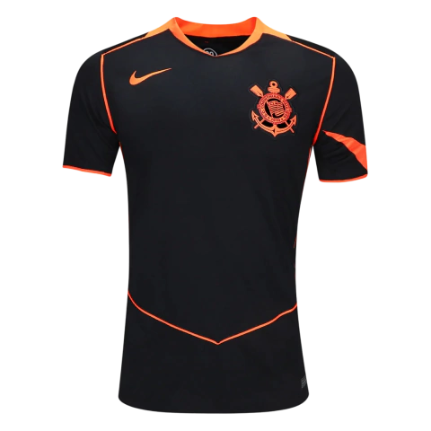 Camisa Timão III 25/26 - Torcedor Nike Masculina - Preta e Laranja - comprar online