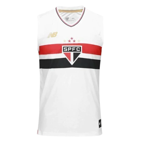 Camisa São Paulo Regata I 25/26 - Torcedor New Balance Masculina - Branca - comprar online