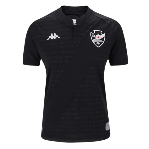 Camisa Vasco III 24/25 Goleiro - Torcedor Kappa Feminina - Preta - comprar online