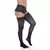 MEIA LISA 7/8 COM RENDA - PRETA - comprar online