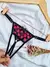 CALCINHA SECRETÁRIA CORAÇÃO - PERSONALIZADA PRETA/ROSA - comprar online