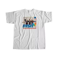 CAMISA MSN: O TRIO DE OURO! (CAMISA DE FUT) - Bazar da Arquibancada