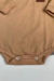 Body Manga Longa Marrom Claro - comprar online
