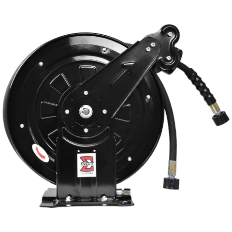 CARRETEL ENROLADOR MANGUEIRA ALTA PRESSAO 3.000 PSI 10M SGT9010 - SGT SIGMA TOOLS