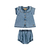 Conjunto blusa com calcinha jeans - comprar online