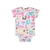 Body manga curta em suedine - comprar online