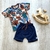 Conjunto camiseta e bermuda - Charming Baby roupas e acessórios infantis